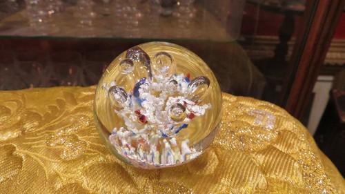 Ancienne boule sulfure presse - ancienne,