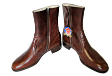 Chaussures Bottines Homme marron CLERGET jamais portées