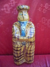 Belle Bouteille En Céramique Figurative Carafe Artiste Hongrois Signée 53Cm