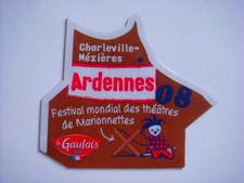 MAGNET DÉPART’AIMANT LE GAULOIS CARTE DE FRANCE DÉPARTEMENT 08 ARDENNES