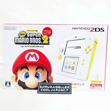 Console Nintendo 2DS Super Mario Pack Blanche x Jaune Japon Neuve