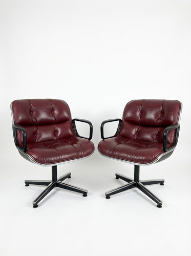 Paire fauteuils knoll pollock - fauteuils,