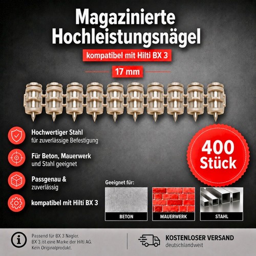 Clous haute performance 400x - performance,
