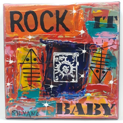 Tableau acrylique silvano - tableau,