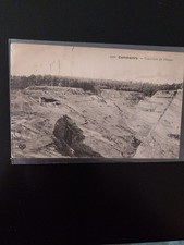 03600 commentry mine tranché ouest carte postale noir + blanc ancienne allier