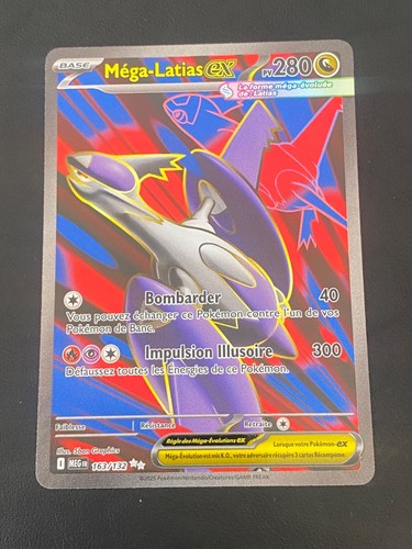 Carte pokemon méga latias - carte, ex