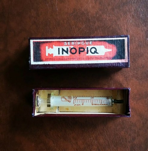 Ancienne seringue inopiq cc - seringue,