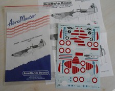 Décalques Maquette Avion 1:48