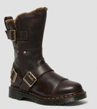 Dr Martens Doc Bottes Kristy Mi Fl Marron A Pointe Modèle Milo Fourrure 26235204