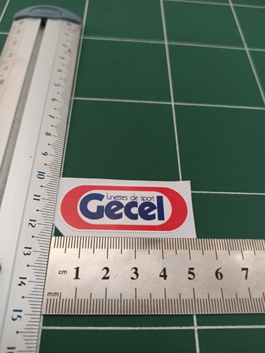 Autocollant vintage gecel - autocollant,