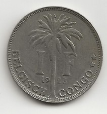 CONGO BELGE 1 FRANC 1923