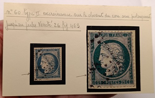 Timbre cérès 25c type - timbre,