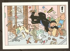 HERGE grande carte double BD