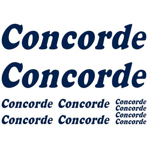Concorde autocollant - xl,