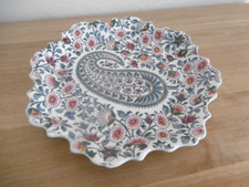 ASSIETTE FAIENCE GIEN DECOR CACHEMIRE