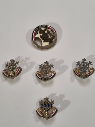 Insigne médaille broche ski - insigne,