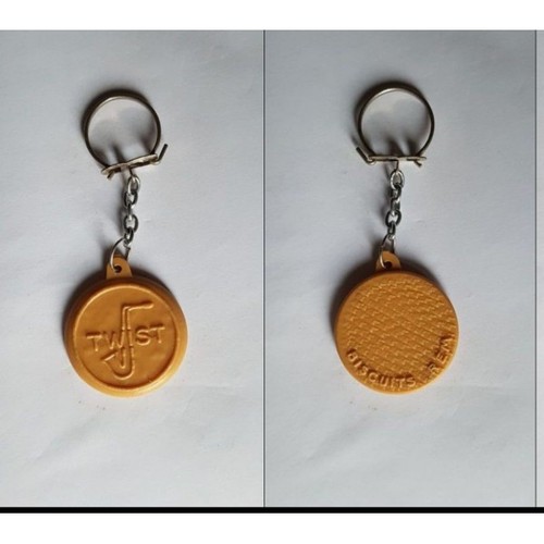 Porte clés biscuit twist - biscuit,