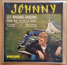 EP 45T Johnny Hallyday – Les Mauvais Garçons / Fra 1964  F.Richir  (EX+/EX)
