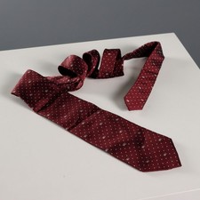 Cravate Burberry Bordeaux Soie