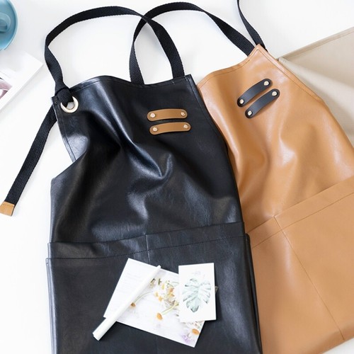 Unisexe simili cuir poches - cuir,