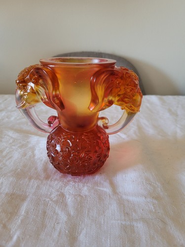 Vase cristal têtes - vase,