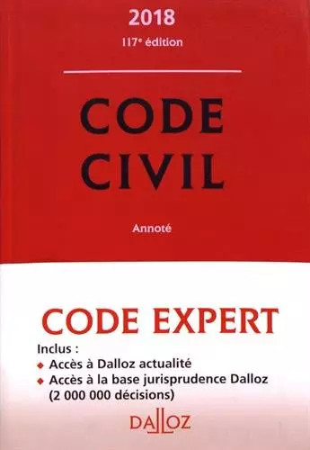 Code civil annoté collectif - code,