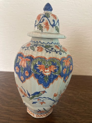 Vase couvercle imari japonais - vase,