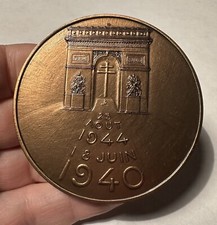 médaille Appel du Général de Gaulle - 18 juin 1940 - bronze