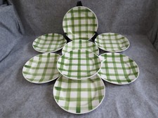 8 assiettes plates faïencerie