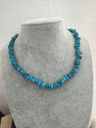 Collier ras cou turquoise - cou,