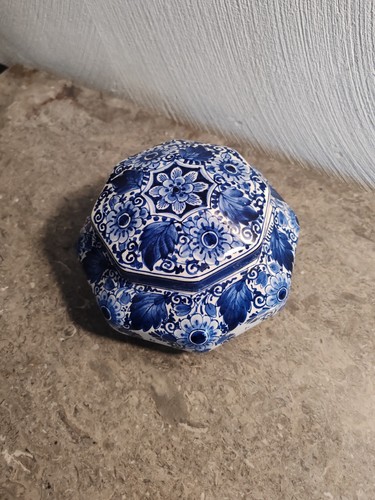 Bonbonnière faïence delft - bonbonnière, en