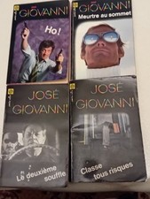 LOT DE 4 ROMANS DE JOSE GIOVANNI
