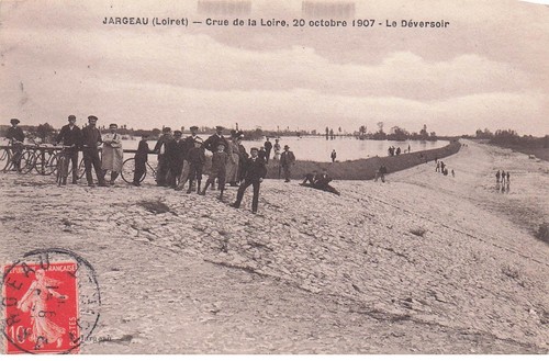 Loiret jargeau crue de - jargeau,