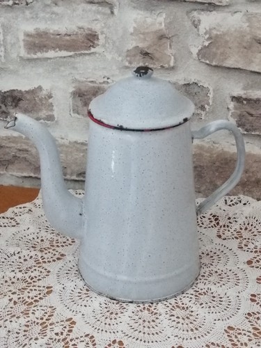 Cafetiere emaillee relief - emaillee, en