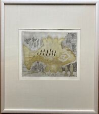 Aquatinta Gravure Avec Poisson