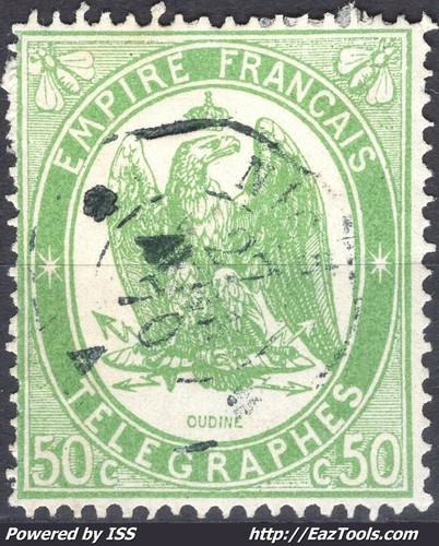 France timbres telegraphe - timbres,