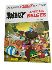 ANCIEN LIVRE BANDE DESSINÉE ASTÉRIX OBELIX CHEZ LES BELGES