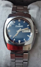 belle montre zodiac/Clébar Automatic fond Bleue 35/39mm Mouvement Clebar