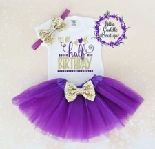 Half Birthday Baby Tutu