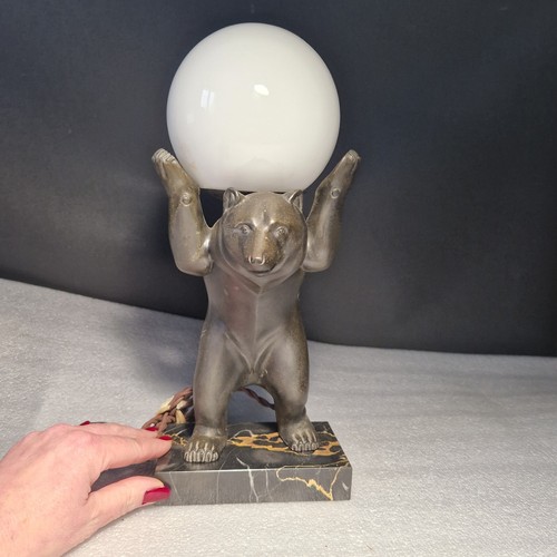 Lampe ours art déco - ours,