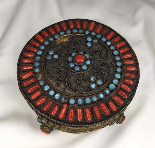 Ancienne boite laiton - boite,