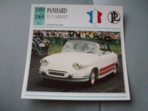 Carte fiche panhard 17 - fiche,