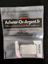 Lingot Argent 100grs Nadir 