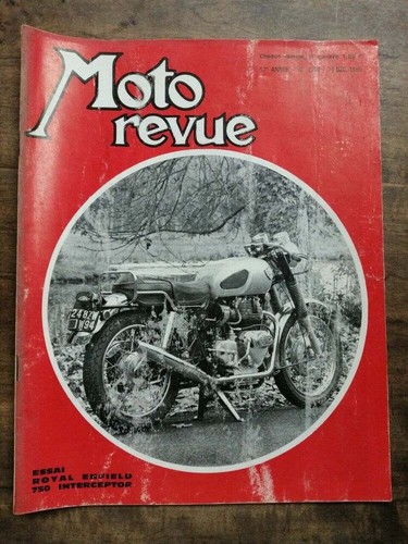 Moto revue essai royal - royal, enfield