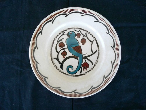 Assiette art deco decor - assiette,