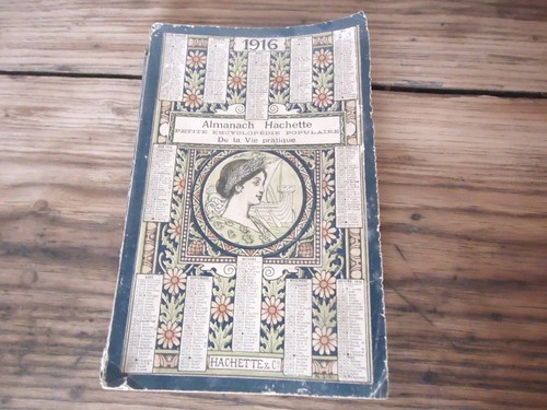 1916 almanach hachette - 1916,