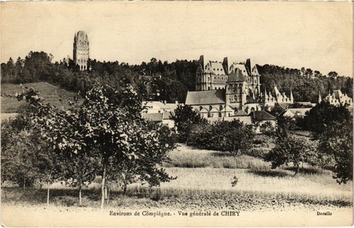 Cpa chiry vue generale - cpa,