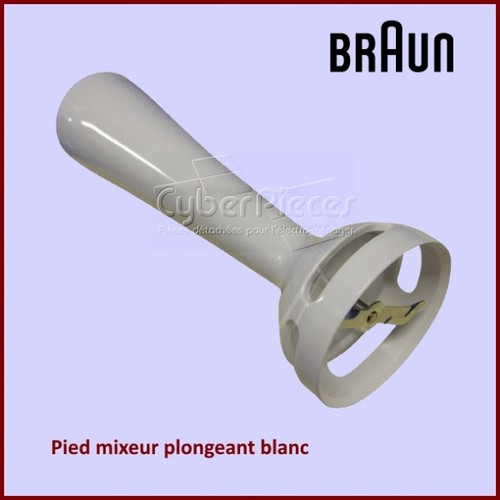 Pied mixeur blanc braun - blanc,