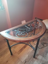 console bois et métal