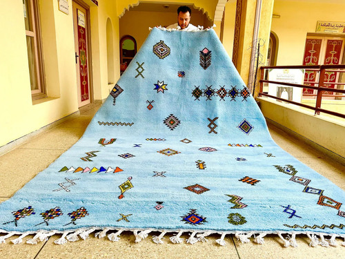 Tapis marocain laine - marocain, en